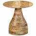 Table d'appoint Ø40x40 cm bois de manguier massif - Photo n°3
