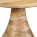 Table d'appoint Ø40x40 cm bois de manguier massif - Photo n°7