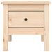 Table d'appoint 40x40x39 cm Bois massif de pin - Photo n°6