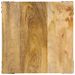 Table d’appoint 45x45x50 cm bois massif de manguier et fer - Photo n°4