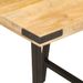 Table d’appoint 45x45x50 cm bois massif de manguier et fer - Photo n°5