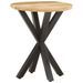 Table d'appoint 48x48x56 cm Bois de manguier massif - Photo n°9