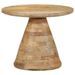 Table d'appoint Ø50x40 cm bois de manguier massif - Photo n°2