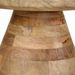 Table d'appoint Ø50x40 cm bois de manguier massif - Photo n°7