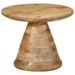 Table d'appoint Ø50x40 cm bois de manguier massif - Photo n°10