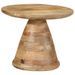 Table d'appoint Ø50x40 cm bois de manguier massif - Photo n°11