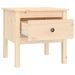 Table d'appoint 50x50x49 cm Bois massif de pin - Photo n°7