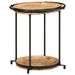 Table d'appoint Ø55x60 cm bois de manguier massif - Photo n°1