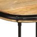 Table d'appoint Ø55x60 cm bois de manguier massif - Photo n°4