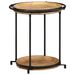 Table d'appoint Ø55x60 cm bois de manguier massif - Photo n°10