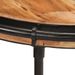 Table d'appoint Ø55x60 cm bois massif d'acacia - Photo n°5