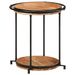 Table d'appoint Ø55x60 cm bois massif d'acacia - Photo n°9