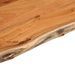 Table d'appoint 60x40x2,5cm bois massif acacia bordure assortie - Photo n°8