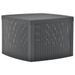 Table d'appoint Anthracite 54x54x36,5 cm Plastique - Photo n°1