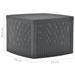 Table d'appoint Anthracite 54x54x36,5 cm Plastique - Photo n°6