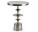 Table d’appoint BAUDAR Ø40 cm – Élégance brute en aluminium - Photo n°1