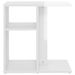 Table d'appoint Blanc brillant 50x30x50 cm - Photo n°5