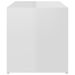 Table d'appoint Blanc brillant 59x36x38 cm - Photo n°5