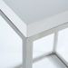 Table d'appoint bois et métal blanc Farid H 70 cm - Photo n°2