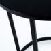 Table d'appoint bois et métal noir Farid H 54 cm - Photo n°2