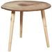 Table d'appoint bois massif clair Noomy - Photo n°1