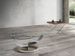 Table d'appoint bois plaqué noyer et acier inoxydable Kalan - Photo n°3