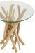 Table d'appoint branches teck naturel Gulli D 50 cm - Photo n°3