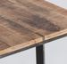 Table d'appoint carrée manguier massif clair et métal noir Pastol - Photo n°3