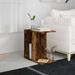 Table d'appoint Chêne fumé 50x30x50 cm Bois d'ingénierie - Photo n°1