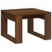 Table d'appoint Chêne marron 50x50x35 cm Bois d'ingénierie - Photo n°2