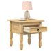 Table d'appoint Corona 50x50x50 cm bois de pin massif - Photo n°1