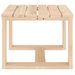 Table d'appoint de jardin 40x38x28,5 cm bois massif de pin - Photo n°4