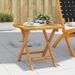 Table d’appoint de jardin 40x40x40 cm bois d'acacia massif - Photo n°1