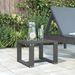 Table d'appoint de jardin gris 40x38x28,5 cm bois massif de pin - Photo n°2