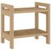 Table d'appoint de salle de bain 45x30x45cm bois de teck solide - Photo n°2