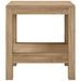 Table d'appoint de salle de bain 45x35x45cm bois de teck solide - Photo n°3