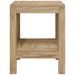 Table d'appoint de salle de bain 45x35x45cm bois de teck solide - Photo n°4