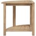 Table d'appoint de salle de bain 45x45x45cm bois de teck solide - Photo n°3