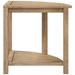 Table d'appoint de salle de bain 45x45x45cm bois de teck solide - Photo n°4