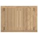 Table d'appoint de salle de bain 50x35x45cm bois de teck solide - Photo n°5