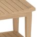 Table d'appoint de salle de bain 50x35x45cm bois de teck solide - Photo n°6