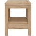 Table d'appoint de salle de bain 60x30x45cm bois de teck solide - Photo n°4