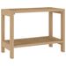 Table d'appoint de salle de bain 60x30x45cm bois de teck solide - Photo n°2