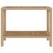 Table d'appoint de salle de bain 60x30x45cm bois de teck solide - Photo n°3