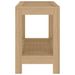 Table d'appoint de salle de bain 60x30x45cm bois de teck solide - Photo n°4