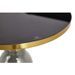 Table d'appoint design verre trempé gris et noir Kloche 56 cm - Photo n°7