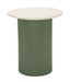 Table d’appoint effet marbre design rainuré moderne Frankfurt - Photo n°1