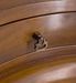 Table d'appoint en bois d'acajou marron 2 tiroirs Castle 50 cm - Photo n°2