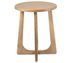 Table d’appoint en bois massif LANDY Ø45 cm – Design naturel - Photo n°1