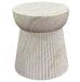Table d’appoint en fibre d’argile naturelle BONN Ø 37 cm - Photo n°1
